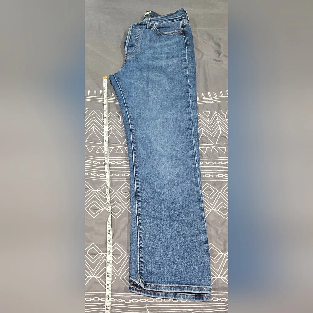 Levis Wedgie Straight High Waisted Jeans Size 29 - Picture 3 of 8